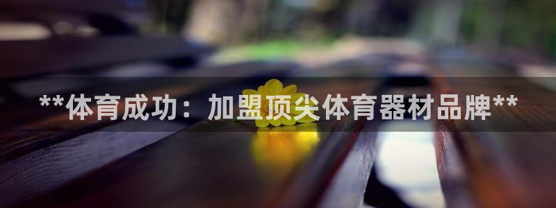 尊龙官网手机版下载：**体育成功：加盟顶尖体育器材品