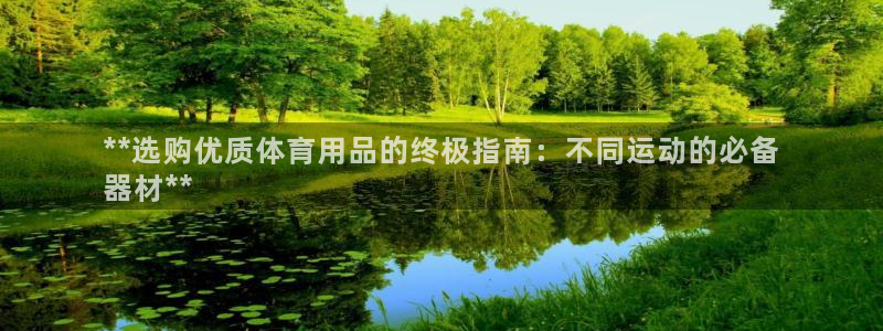 尊龙凯时邀请码：**选购优质体育用品的终极指南：不同