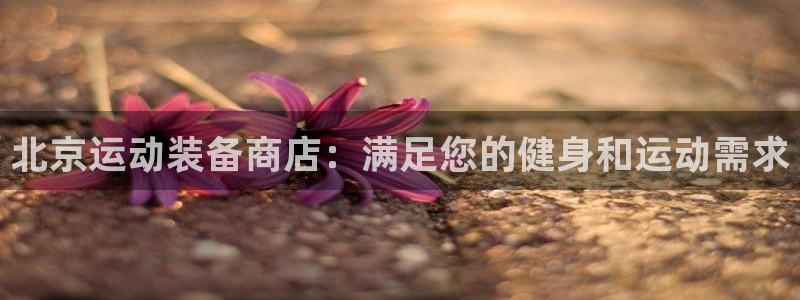 尊龙人生就是博登录：北京运动装备商店：满足您的健身和