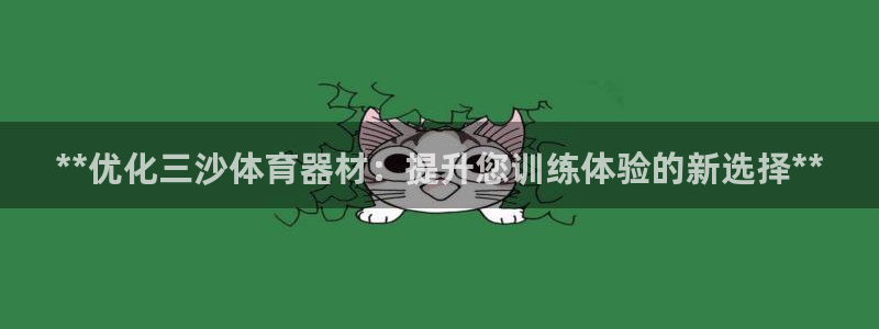 尊龙凯时泰安：**优化三沙体育器材：提升您训练体验的