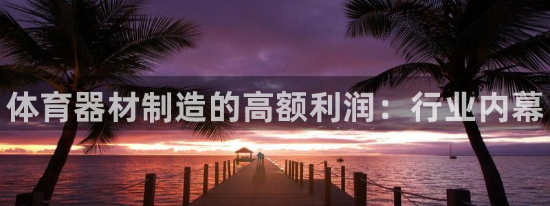尊龙平台有谁玩过：体育器材制造的高额利润：行业内幕