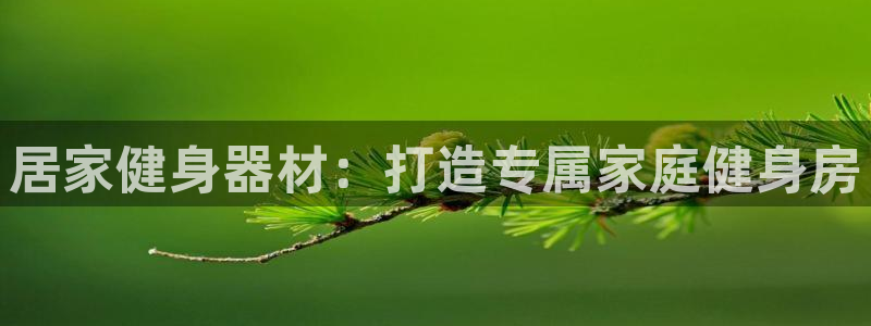尊龙旗舰厅app：居家健身器材：打造专属家庭健身房