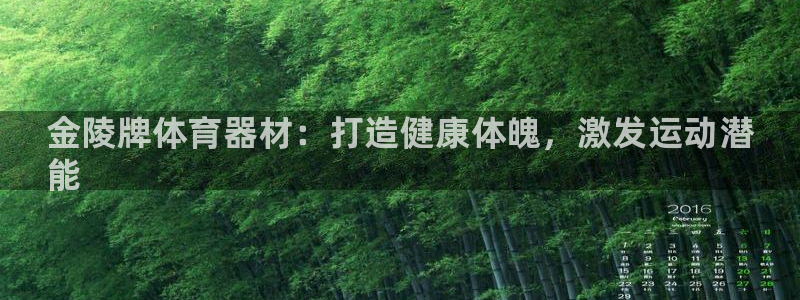 尊龙现金一下S选来就送38：金陵牌体育器材：打造健康